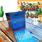 Grandlmoon 2 Pack Reusable 32 Activity Game Mats Pads With Dry Erase Marker As Travel Toy & Learning Tool For Ages 6-12 (9”X 6”)