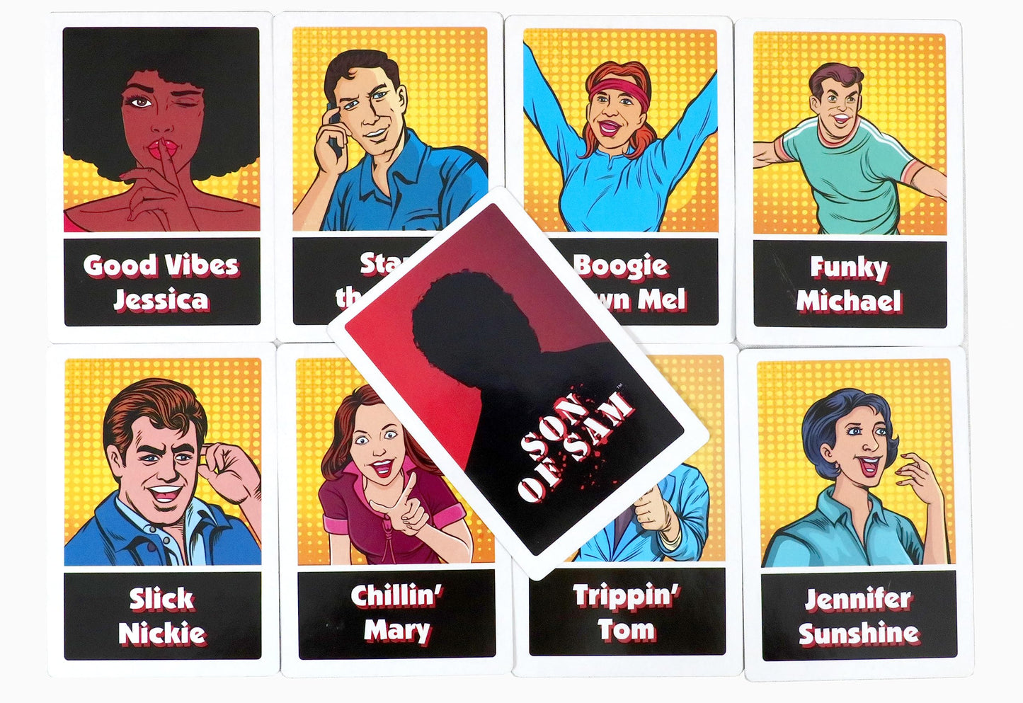 Regal Games - Son Of Sam - Murder Mystery Card Game - For Holidays, Game Nights, And Parties - 5”X 2” Card Size - 54 Count - Up To 26 Players, Ages 12+