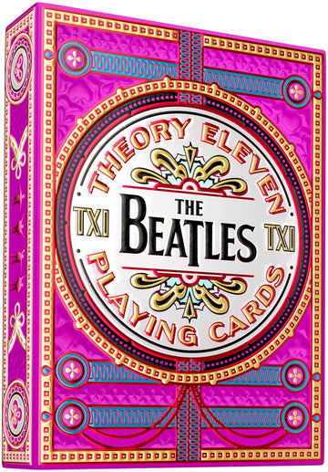 theory11 The Beatles enhanced Playing Cards - Pink Deck Officially Licensed Collector's Cards