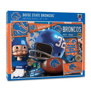 Youthefan Ncaa Boise State Broncos Retro Series Puzzle - 500 Pieces