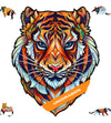 Unidragon Original Wooden Jigsaw Puzzles - Lovely Tiger, 273 Pieces, King Size 11.7''X14.7'', Beautiful Gift Package, Unique Sha