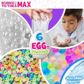 Be Amazing! Toys Egg-Cellent Experiment - 6 Pack Science Experiments For Children- Egg-Shaped Activity Kit For Boys And Girls - Easter Party Favor Or Basket Stuffer - Stem For Kids 8+