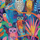 Cross & Glory 1000 Piece Jigsaw Puzzle - Hootenanny Design, Large Size, 1.8MM Thickness Cardboard, Vibrant Owl & Garden Theme