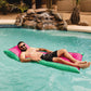 Big Joe Kona No Inflation Needed Pool Lounger With Headrest, Summer Melon Double Sided Mesh, Quick Draining Fabric, 5.5 Feet Big