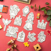 Nesta Toys - Diy Fairy Tale Magnets (10 Pcs) | Mess-Free Art & Craft Activity For Girls | Art Kits & Supplies | Diy Creative Act