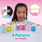 ZURU Oosh Potions Slime Surprise DIY Kit - Yellow, 330g, Plastic, Model 8629B, Includes Sparkles, Beads, and Glitter for Kids Ages 6+