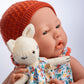 JC Toys Nature Collection 15" Anatomically Correct Vinyl Girl Baby Doll - Model 18066, Made in Spain