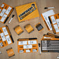 CONFIDENT? Confident Party Game - Family Trivia, 2-30 Players, 30 Min Playtime, Orange, Model CG001, Ideal for Kids & Adults