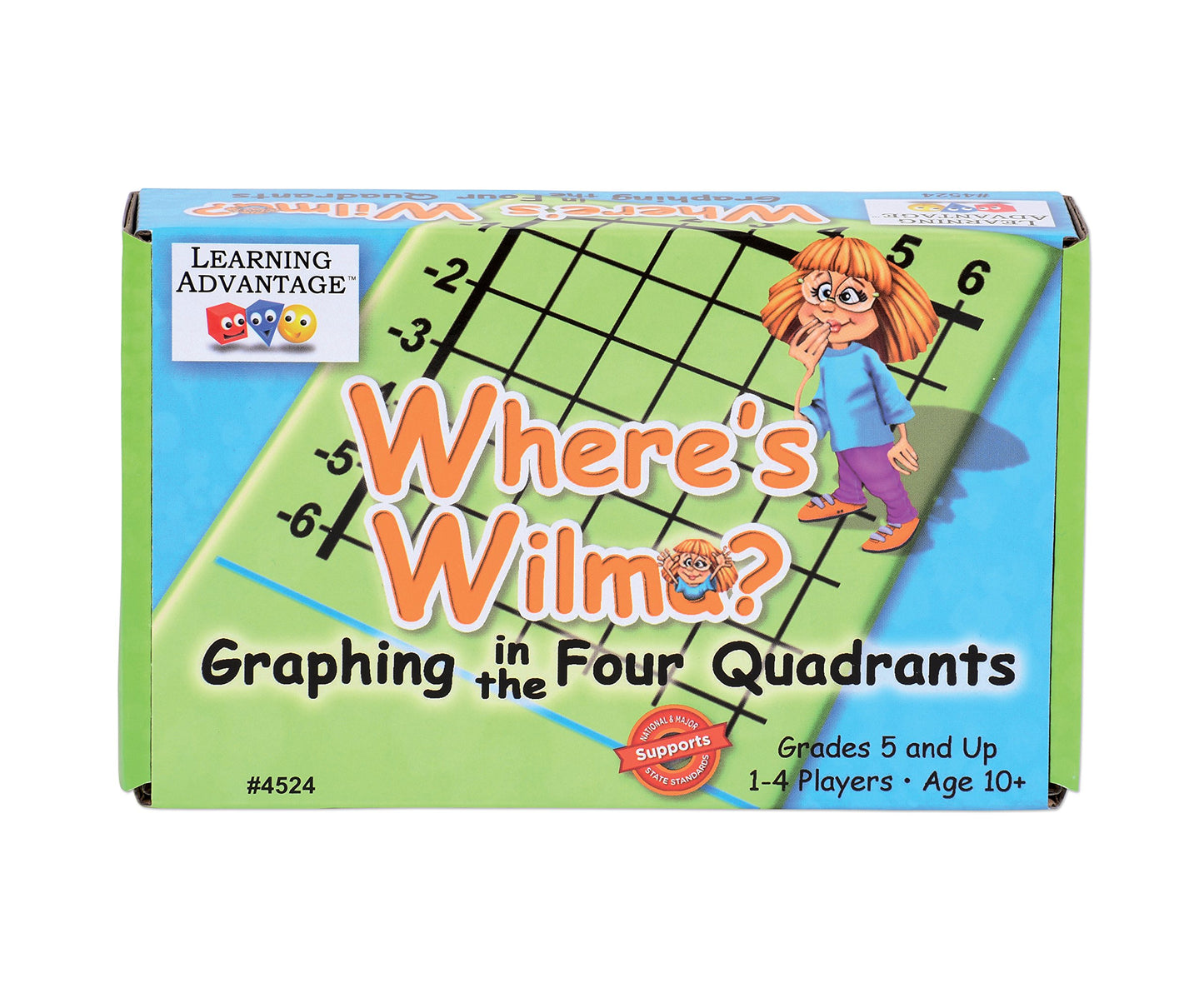 Learning Advantage 4524 'Where'S Wilma?' Game, Grade: 5, 6.5' Height, 1.5' Width, 4' Length