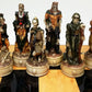 HPL Skeleton Slayer Fantasy Gothic Skull Chess Men Set - NO Board