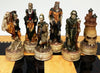 HPL Skeleton Slayer Fantasy Gothic Skull Chess Men Set - NO Board