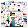 Fashion Angels Sticker Stylist Designer Kit for Girls - Kids Sticker By Number Book For Girls - 700+ Stickers - Fashion Sticker 