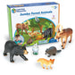 Learning Resources Jumbo Forest Animals - 5 Pieces, Ages 3+ Pretend Play Animals For Toddlers, Preschool Learning Toys, Kids Pla