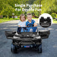 Hikiddo 24V 10Ah Ride On Toy For Big Kids, 4Wd 2 Seater Electric Suv Kids Car To Drive W/Remote Control, 4X200W Motors - Black