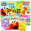 Sesame Street Coloring Book Super Set ~ 5 Book Bundle with Coloring and Learning Activities, Stickers, More Featuring Elmo, Cook