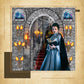 Tallew 13 Pcs Medieval Party Decorations, 2 Pcs Brick Stone Tablecloths,1 Castle Entrance Door, 2 Pcs Window Stickers 8 Pcs Torc