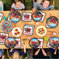 gisgfim Semi Truck Party Supplies Set - 96 Pcs Paper Plates & Napkins for Kids Birthday, Red Tractor Trailer Theme, Serves 24