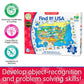 The Learning Journey Puzzle Doubles - Find It! Usa - 50 Piece Puzzle - Toddler Toys & Gifts For Boys & Girls Ages 3 And Up - Award Winning Puzzle (Model: 697368)