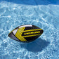 Swimline Neoprene Waterproof Soft Football for Pool & Beach Play, 10.5", Black & Yellow