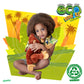 Ecobuddiez - Orangutan From Deluxebase. 12 Inch Orangutan Plush Toy. Eco Friendly Child Safe Monkey Stuffed Animal Made From Recycled Plastic Bottles.