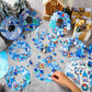 Hollowfly 48 Sets Winter Wreath Craft Kits for Christmas Snowflake Wreath Ornaments Decorations Make Your Own Snowman Santa Foam