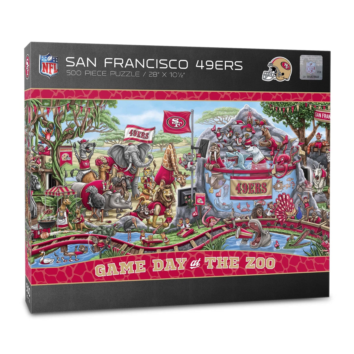 Youthefan Nfl Cincinnati Bengals Game Day At The Zoo 500Pc Puzzle