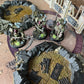 Jucoci Objective Point Markers 6Pcs Set Objective Marker Compatible With Wh40K Wargame (Miniature Not Included), Red