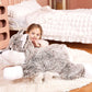 Ikasa Giant Wolf Stuffed Animal Plush Toy, 30 Inches Big Soft Toys For Kids Girls Boys Girlfriend
