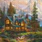 Ceaco - 8 In 1 Multipack - Thomas Kinkade - (2) Round 300 Piece, (4) 550 Piece, (1) 750 Piece (1) 1000 Piece Jigsaw Puzzles