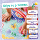 Peaceable Kingdom 53-Piece Shimmery Butterfly Floor Puzzle for Kids – Durable Berry Puzzle Pieces – Ideal for Classrooms, Ages 5 & Up