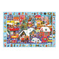 Mudpuppy Christmas Market - 64 Piece Search & Find Jigsaw Puzzle Featuring Festive Critters Shopping Around The Christmas Market