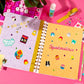 Squishmallows Original Diy Journaling Set, Journaling Kit With Gel Pens, Stickers, Sticky Notes, And Gems, Scrapbook For Kids, C