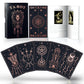 Acelion Original Plastic Tarot Card Set With Guide, Waterproof Tarot Cards,78 Pieces Of Tarot Cards With Gold Foil On The Surfac