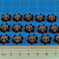 LITKO Flesh Wound Tokens Compatible with Warhammer: Kill Team  Translucent Red (15)