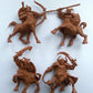 Centaurs 54 Mm 1/32 - 4 Fantasy Figures Tehnolog Fantasy Battles Russian Toy Soldiers Dnd Action Miniatures