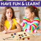 Dancing Bear Gem Dig Kit - Excavate 16 Gems & Crystals Including Arrowheads, Quartz, Amethyst - Stem Education Gift Set For Kids