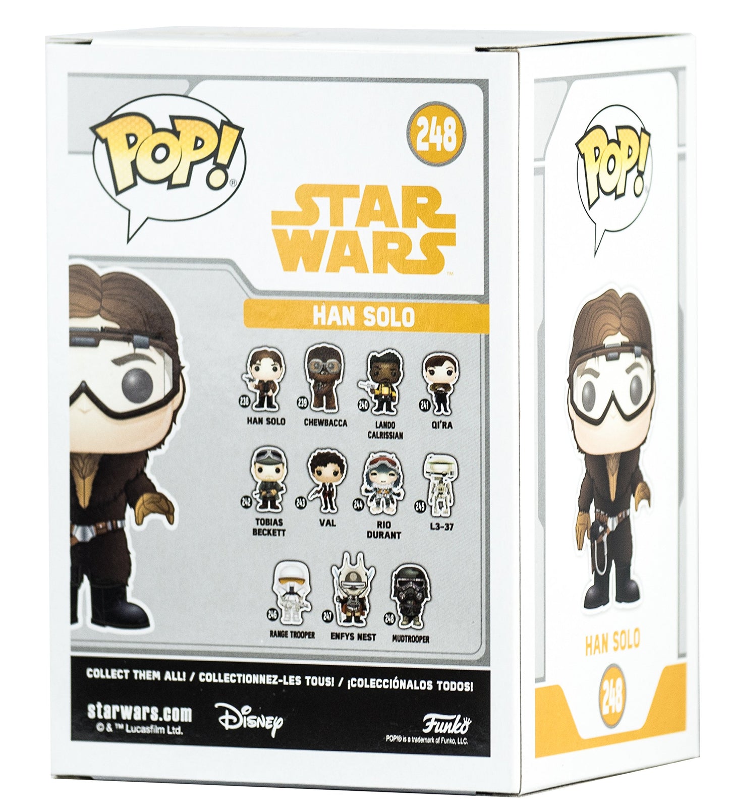 Pop Funko Star Wars Solo Han Solo #248 (With Goggles)