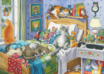 Ravensburger Cat Nap 14966 500-Piece Large Jigsaw Puzzle for mature-themeds | Unique Piece Design | Softclick Technology Ideal Gift for Puzzle Enthusiasts