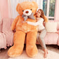 Ikasa Giant Teddy Bear Plush Toy Stuffed Animals (Brown, 70 Inches)