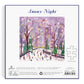 Galison Snowy Night 500 Piece Puzzle From Galison - 20'' X 20'' Winter Themed Puzzle That Is Perfect For The Holidays, Beautiful