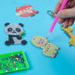 Labeol GEM Art Kit for Kids - 5D Diamond Art Keychains - Ages 8-12 - Canvas - Animal Design
