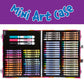 Crayola Mini Art Set - 109 Piece Kids Art Kit with UniCreatures, Multi-Color, Ages 3-7, Model 04-0528