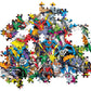 Clementoni - Impossible Puzzle - Dc Comics Justice League - 1000 Pieces - Difficult Puzzle For Adults With Superheroes, Made In