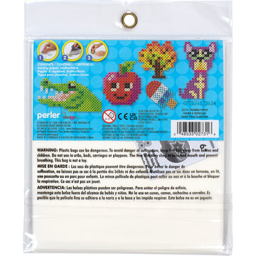 Perler Ironing Paper Beads Crafts for Kids, 12 x 16, Small, 7 Pieces