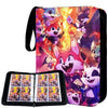 504 double-sided loose leaf Collector Album 4 Pocket Card Binder Advanced Zipper Card Binding Device TCG sports trading card binder(Cartoon style) (4-color-504)