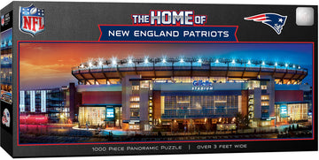 New England Patriots Panoramic 1000 Pc Stadium View