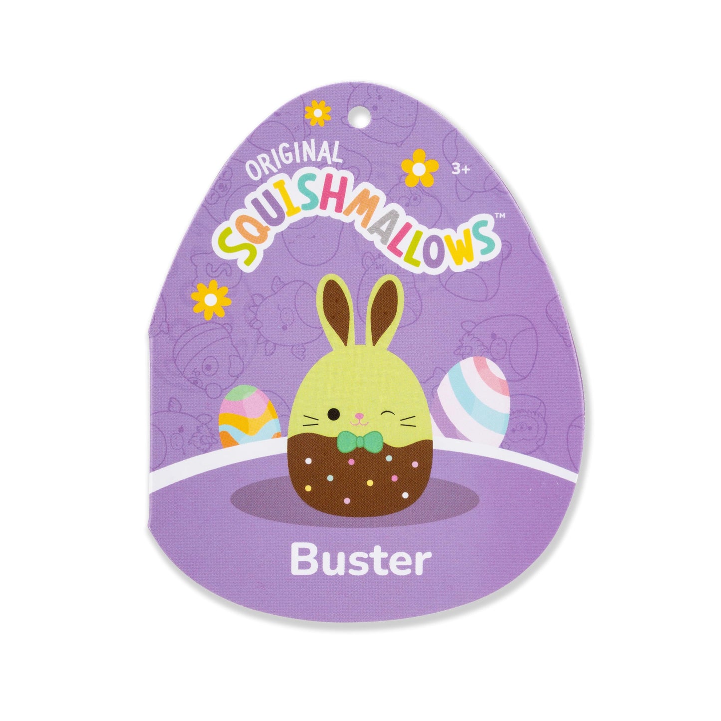 Squishmallows Original 12In Buster The Chocolate-Dipped Green Bunny Holding Chocolate Bunny - Official Jazwares Easter Plush (Me