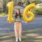40 Inch Gold 14 Number Balloons Giant 14 Or 41 Balloons Gold Birthday 14 Balloons 14Th Birthday Anniversary Party Decorations
