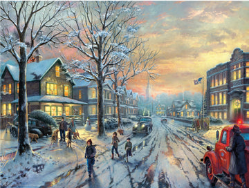 Ceaco - Thomas Kinkade - Holiday Movies - A Christmas Story - 300 Piece Jigsaw Puzzle