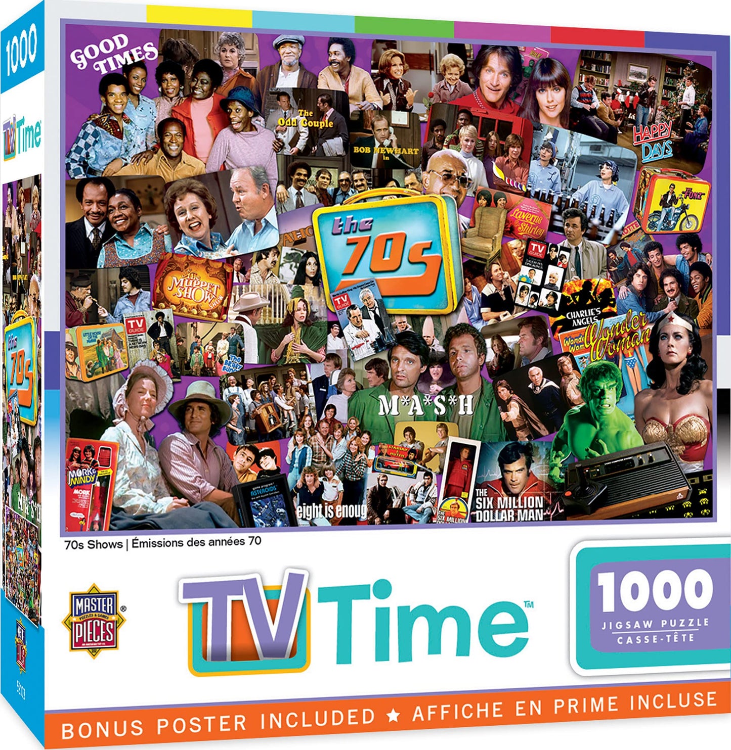 Tv Time The 70S 1000 Piece Jigsaw Puzzle